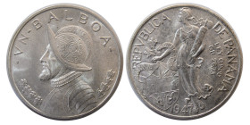 PANAMA, Republic. 1947. One Balboa.