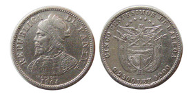 PANAMA, Republic. 1904. Balboa. Cinco (5) Centesimos.