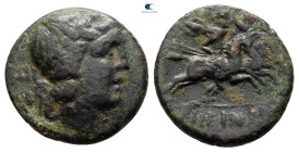Bruttium. Rhegion circa 215-150 BC. Bronze Æ
