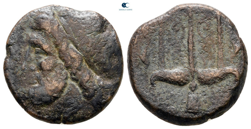 Sicily. Syracuse. Hieron II 275-215 BC. 
Bronze Æ

18 mm, 5,21 g



fine