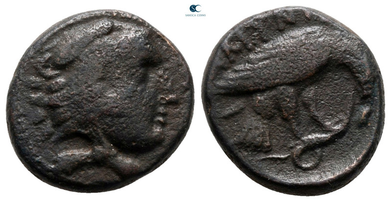 Kings of Macedon. Uncertain mint. Amyntas III 393-369 BC. 
Bronze Æ

15 mm, 3...