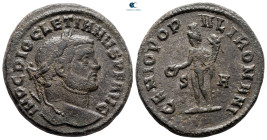 Diocletian AD 284-305. Siscia. Follis Æ