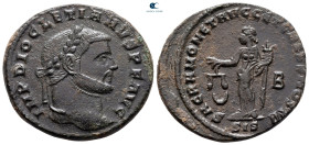 Diocletian AD 284-305. Siscia. Follis Æ