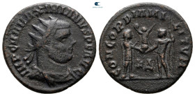 Maximianus Herculius AD 286-305. Cyzicus. Radiatus Æ