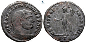 Maximianus Herculius AD 286-305. Heraclea. Follis Æ