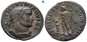Maximianus Herculius AD 286-305. Lugdunum. Follis Æ