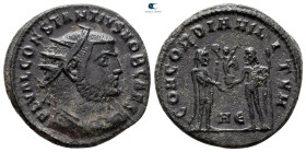 Constantius I Chlorus, as Caesar AD 293-305. Heraclea. Radiatus Æ