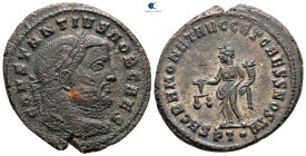 Constantius I Chlorus, as Caesar AD 293-305. Ticinum. Follis Æ