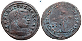 Constantius I Chlorus, as Caesar AD 293-305. Ticinum. Follis Æ