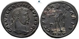 Galerius Maximianus, as Caesar AD 293-305. Cyzicus. Follis Æ