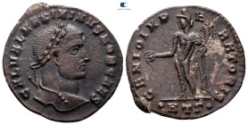 Galerius Maximianus, as Caesar AD 293-305. Heraclea. Follis Æ