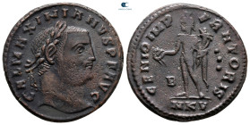 Galerius Maximianus AD 305-311. Cyzicus. Follis Æ