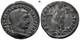 Galerius Maximianus AD 305-311. Heraclea. Follis Æ