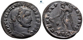 Galerius Maximianus AD 305-311. Heraclea. Follis Æ
