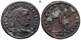 Galerius Maximianus AD 305-311. Heraclea. Follis Æ