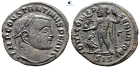Constantine I the Great AD 306-337. Siscia. Follis Æ