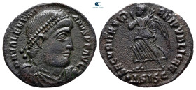 Valentinian I AD 364-375. Siscia. Follis Æ