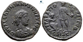 Valentinian II AD 375-392. Siscia. Follis Æ