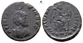 Aelia Eudoxia AD 400-404. Constantinople. Follis Æ