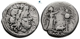 Anonymous 206-195 BC. Rome. Victoriatus AR