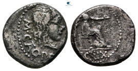 M. Cato 89 BC. Rome. Quinarius AR