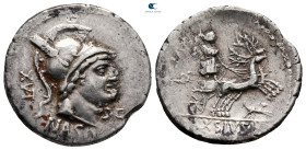 Lucius Axius L.f. Naso AD 70-71. Rome. Denarius AR