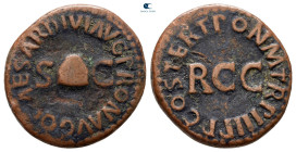 Caligula AD 37-41. Rome. Quadrans Æ