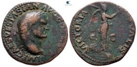 Vespasian AD 69-79. Rome. As Æ