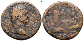Domitian AD 81-96. Rome. Sestertius Æ