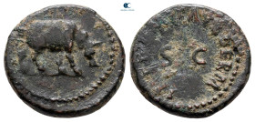 Domitian AD 81-96. Rome. Quadrans Æ