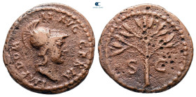 Domitian AD 81-96. Rome. Quadrans Æ