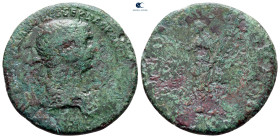 Trajan AD 98-117. Rome. Sestertius Æ