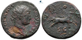 Hadrian AD 117-138. Rome. Dupondius Æ