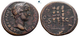 Hadrian AD 117-138. Rome. Quadrans Æ