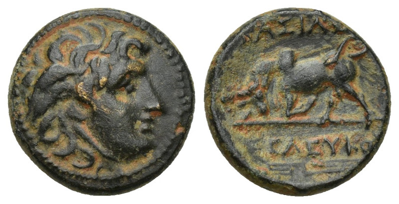 SELEUKID KINGS OF SYRIA. Seleukos I (312-281 BC). Ae. (15mm, 3.1 g) Antioch. Obv...