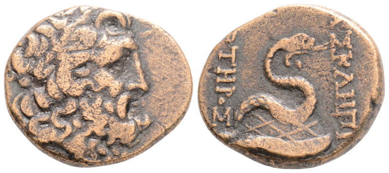 Greek MYSIA, Pergamon (Circa 200-113 BC) AE, 7.7 gr. 21.9 mm.