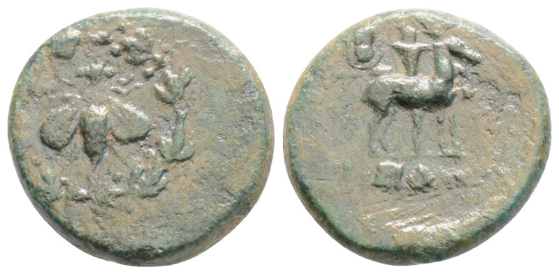 Greek IONIA, Ephesos (Circa 202-133 BC) AE Bronze (16.6 mm, 3.1gr.)