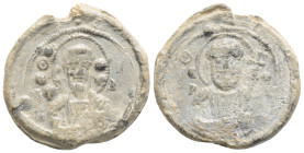 Byzantine Lead Seal ( 8th century) 6.3 gr. 22.5 mm.