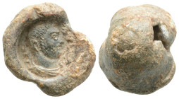 PB Roman seal (3th-4th centuries AD). 10.6 gr. 17.4 mm.