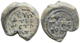 Byzantine Lead Seal ( 6th-7th centuries) (10.1 g, 22 mm)