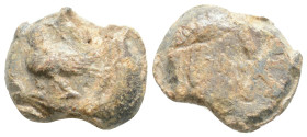 Byzantine lead seal. (6th-7th centuries). (3,4 g 15.4 mm