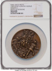Wilhelm II bronze "Battle of Sendling Bicentennial" Medal 1905-Dated MS64 Brown NGC, Kienast-2. 70mm. By Karl Goetz. Soldier on horse in armed conflic...