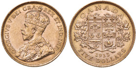 CANADA Giorgio V (1910-1936) 5 Dollari 1913 - KM 26 AU (g 8,34)
SPL/SPL+