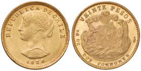CILE 20 Pesos 1926 - AU (g 4,10)
SPL+
