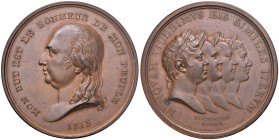FRANCIA Luigi XVIII (1814-1824) Medaglia 1815 Luigi XVIII re dei Francesi - Opus: Halliday - Bramsen 1686 AE (g 38,76 - Ø 48 mm)
FDC/qFDC
