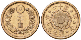 GIAPPONE Meiji (1867-1912) 20 Yen 30 (1897) - KM Y34 AU (g 16,61)
SPL