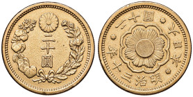 GIAPPONE Meiji (1867-1912) 20 Yen 30 (1897) - KM Y34 AU (g 16,61) Da montatura
SPL