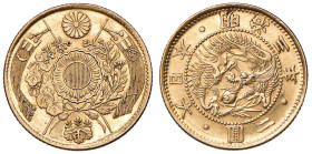 GIAPPONE Meiji (1867-1912) 2 Yen 3 (1870) - KM Y10 AU (g 3,35)
SPL+/qFDC