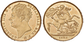 INGHILTERRA Giorgio IV (1820-1830) 2 Sterline 1823 - KM 690 AU (g 15,99)
FDC