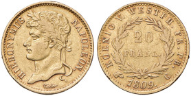 GERMANIA Westphalia - Gerolamo Napoleone (1807-1813) 20 Franchi 1809 C - KM 103 AU (g 6,36)
qBB